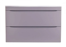 Тумба под раковину подвесная Style Line Бергамо 90 см серый