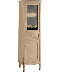 Шкаф-пенал для ванной, петли справа, цвет Laccato Patinato, Labor Legno Victoria