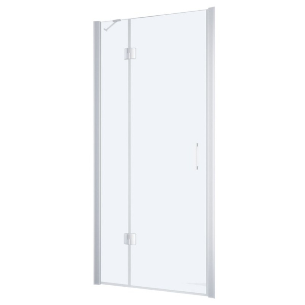 Душевая дверь профиль матовый хром стекло прозрачное Vegas-glass AFP NOVO 110 07 01 L (детальная фотография)