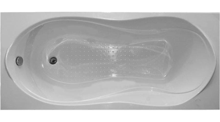 Ванна акриловая  BAS Ямайка 180х80 без гидромассажа В 00044 (детальная фотография), акриловые
