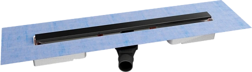 Душевой лоток BERGES C1 Norma 80 см черный матовый - фото 2