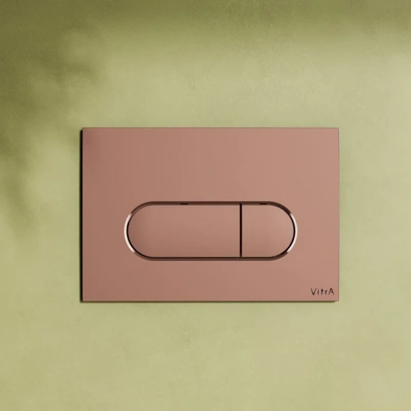 Клавиша смыва VitrA Root Round медь 740-2240 (детальная фотография), пластиковые