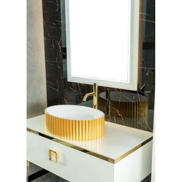 Подстолье Boheme Lucido 100 см золото 771-100-G (детальная фотография), по запросу