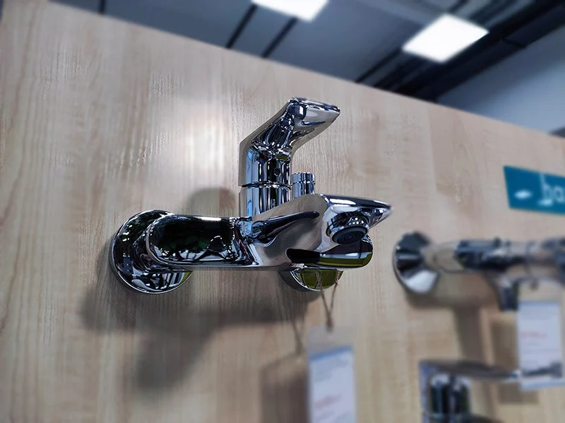 Смеситель для ванны Hansgrohe Metris однорычажный 31480000 (детальная фотография), в наличии