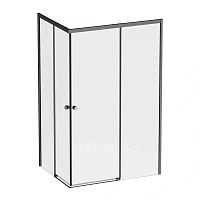 Душевой уголок Am.Pm X-Joy 120x90 см профиль черный, стекло прозрачное