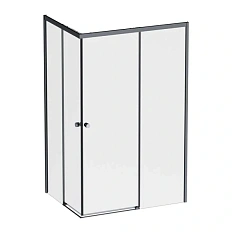 Душевой уголок Am.Pm X-Joy 120x90 см профиль черный, стекло прозрачное