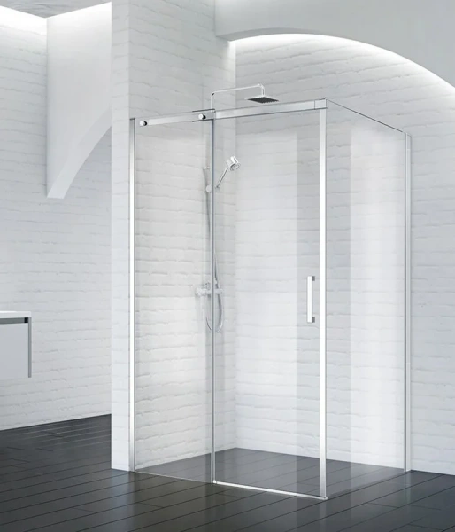 Душевой уголок BelBagno Acqua 110x90 см профиль хром ACQUA-AH-1-110/90-C-Cr (детальная фотография)