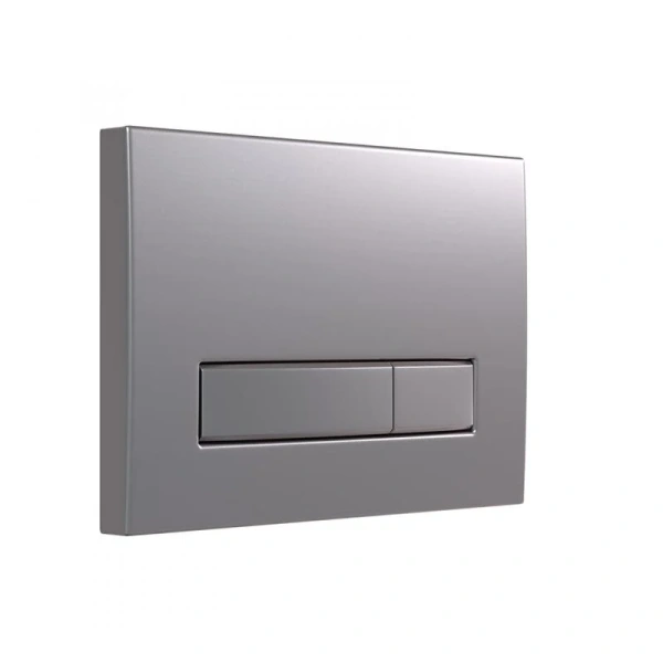 Инсталляция для унитаза BERGES Atom Line кнопка матовый хром 040344 (детальная фотография), для унитаза