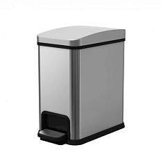 Мусорное ведро WeltWasser WW ME 8 л матовая сталь