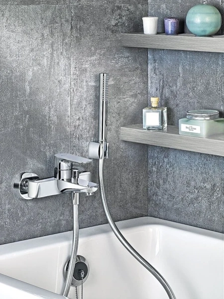 Смеситель для ванны Vitra X-Line A42324EXP (детальная фотография), современные, hi-tech