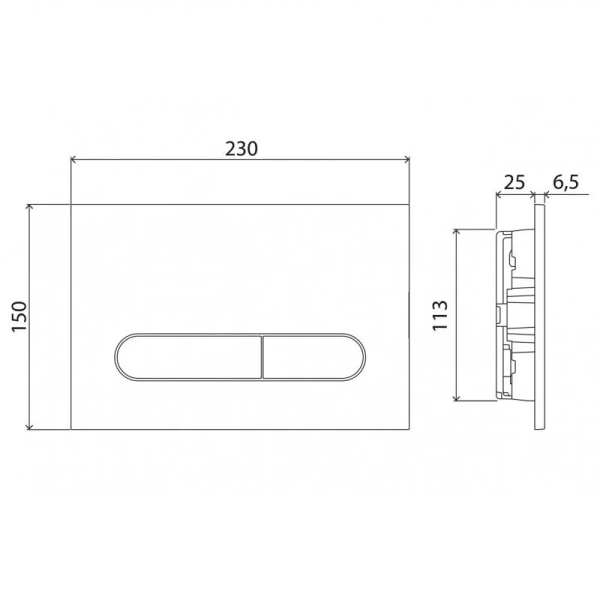 Унитаз с инсталляцией Belbagno Ardente-C кнопка черная BB3202CHR-MB/BB3202SC-MB/BB002-80/BB007-PR-NERO.M (детальная фотография) index_3