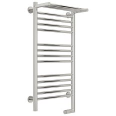 Полотенцесушитель электрический правый, с полкой цвет без покрытия Сунержа Богема 2.0 800х400