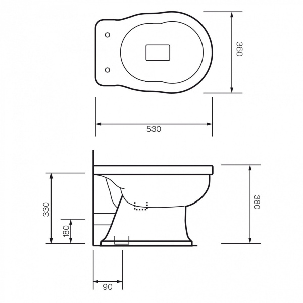 Схема (детальная фотография), фаянс, керамика