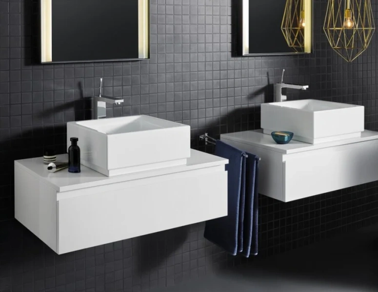 Смеситель для раковины Grohe Eurocube Joy 23661000 (детальная фотография), прямоугольная форма