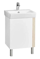 Тумба под раковину напольная Акватон Кантри 55 см белый, дуб верона