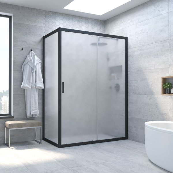 Душевой уголок Vegas-glass ZP+ZPV 120х70 (детальная фотография), хром, бронза, золото, белые, черные, другие