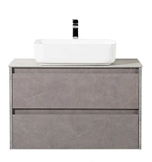 Тумба под раковину подвесная BelBagno Kraft 80 см cemento grigio