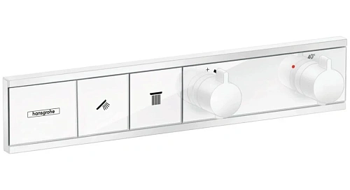 Смеситель для душа Hansgrohe Rainselect на 2 потребителя, белый - фото 1