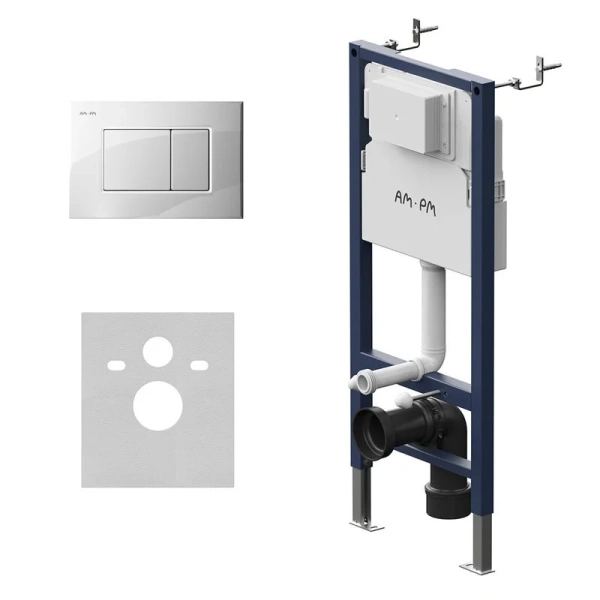 Инсталляция для унитаза Am.Pm PrimeFit с белой клавишей I012709.0201 (детальная фотография)