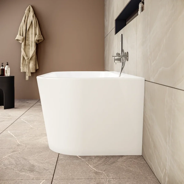 Ванна акриловая Vitra Geo 180 x 80 см, белая, 65420006000 (детальная фотография), без гидромассажа