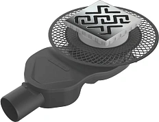 Душевой трап BERGES PLATZ Norma 15 см хром матовый