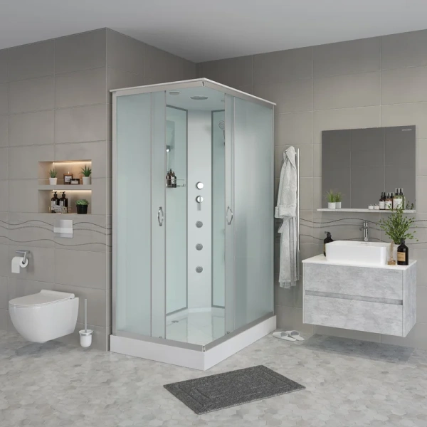 Душевая кабина Niagara Classic 90х70 см с гидромассажем 439753QG (детальная фотография), c низким поддоном