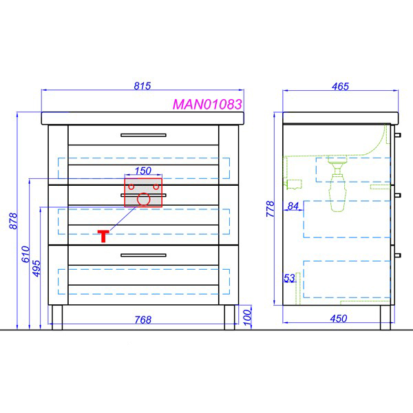 Схема (детальная фотография), моноблок