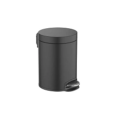 Мусорное ведро Акватек черное матовое