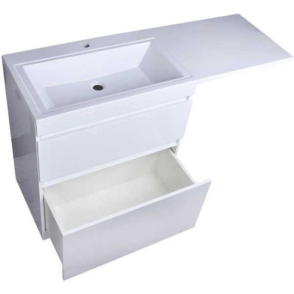 Тумба под раковину напольная Style Line Даллас 77 см левая СС-00002385 (детальная фотография), комплект (набор)