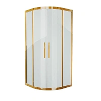 Душевой уголок Grossman Pragma 90х90 см золото