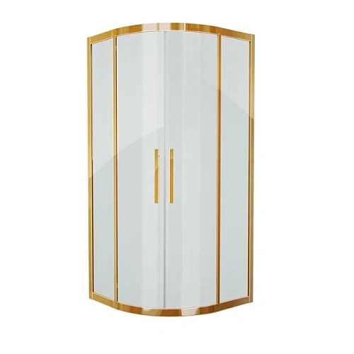 Душевой уголок Grossman Pragma 90х90 см золото - фото 2