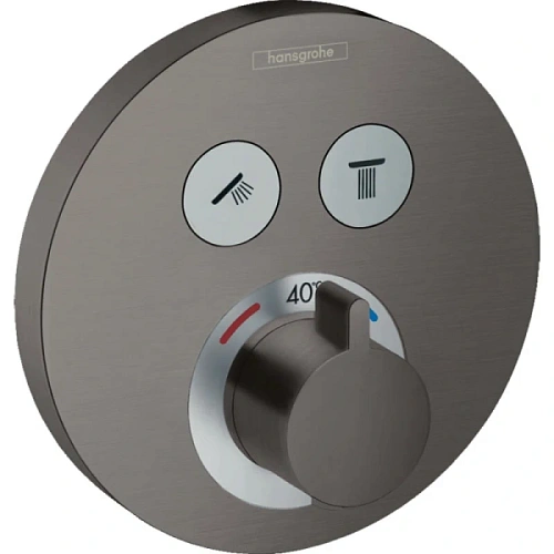 Смеситель для душа Hansgrohe Shower Select S шлифованный черный хром - фото 1