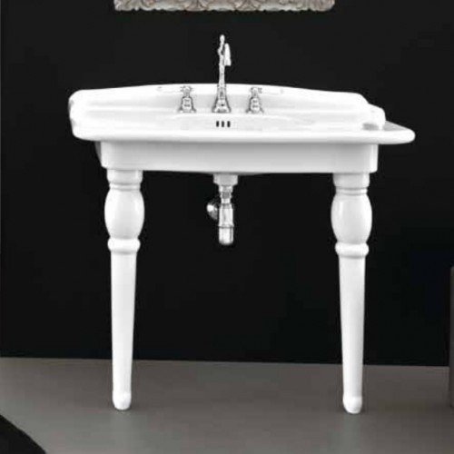 Раковина консоль ArtCeram Hermitage HEL005 (детальная фотография)