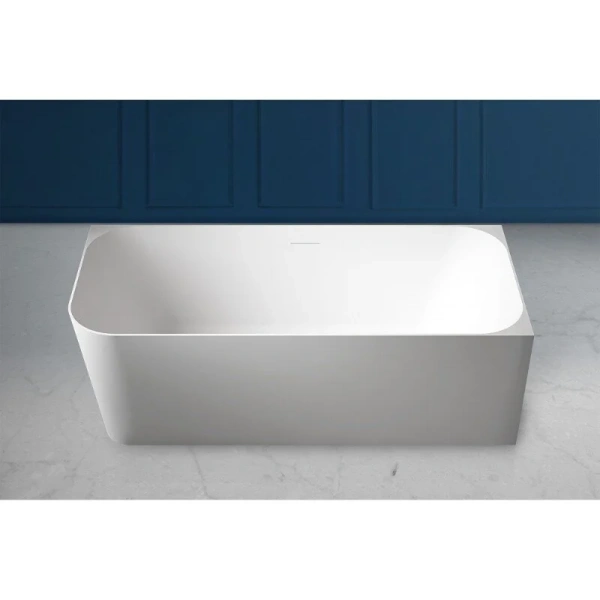 Ванна из искусственного камня Abber Stein 170x75 см угловая (детальная фотография), без гидромассажа, большие