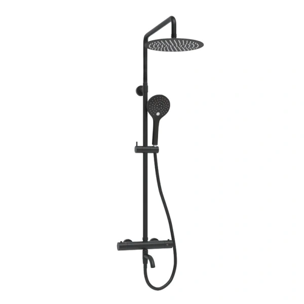 Душевая стойка WasserKRAFT Elbe с термостатическим смесителем A288.258.078.BM Thermo (детальная фотография)