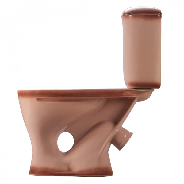 Унитаз компакт Santeri Воротынский бежевый 1P4017S0700BF (детальная фотография), с бачком