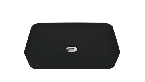 Раковина Creavit Ultra 60 см черная - фото 4