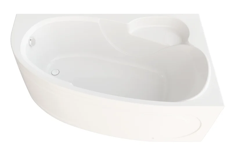 Ванна акриловая Triton OMP Изабель Щ0000048746/Щ0000048747, 170 x 100 см, левая/правая, белая (детальная фотография), асимметричные