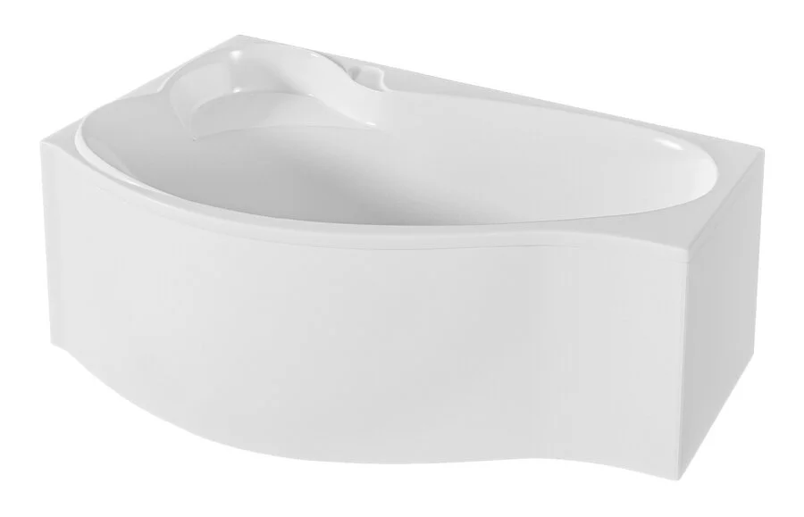 Ванна акриловая Marka One Gracia 170 x 100 см, белый, левая/правая 01гр1710л (детальная фотография), асимметричные
