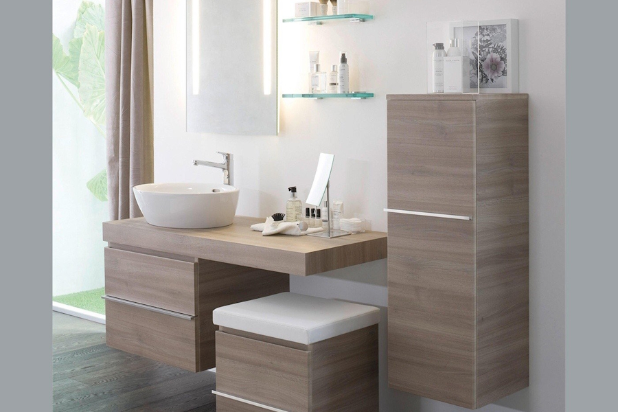 Раковина Laufen Pro 42 см накладная, с отверстием перелива 8.1296.2.000.109.1 (детальная фотография), современные, hi-tech