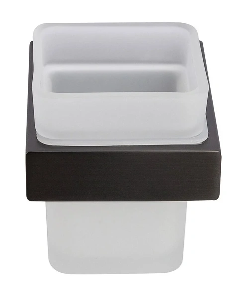 Стакан для ванной Cezares Slider оружейная сталь SLIDER-TUMS-GM (детальная фотография), белые, комбинированные, другие