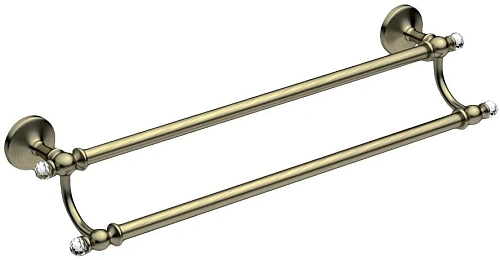 Полотенцедержатель Art&Max Antic Crystal бронза - фото 2