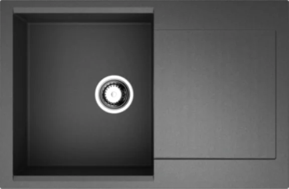 Мойка для кухни Omoikiri Daisen-78-BL 78 см черная 4993327 (детальная фотография)