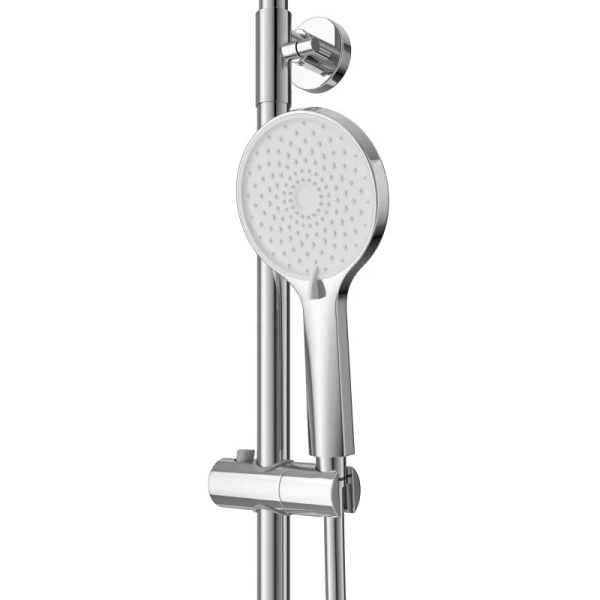 Душевая стойка Cezares Stylus хром STYLUS-CVD-01 (детальная фотография), с изливом
