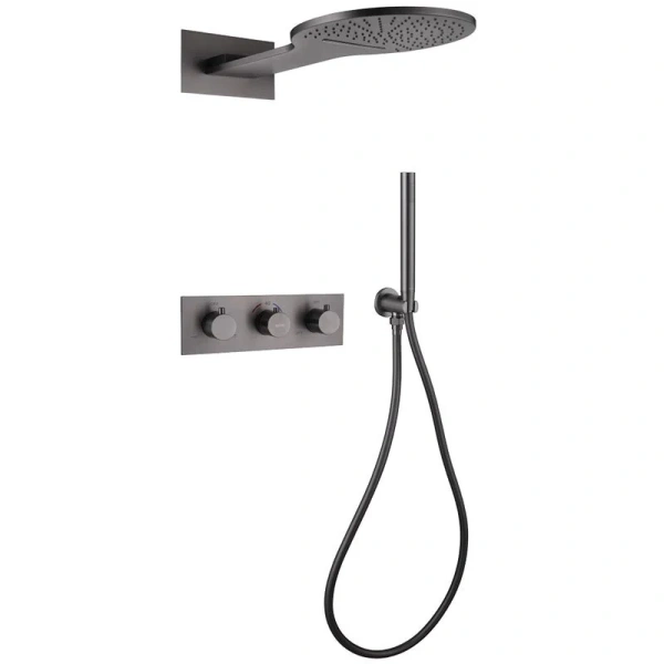 Душевой комплект Abber Wasser Kreis никель AF8151NG (детальная фотография)