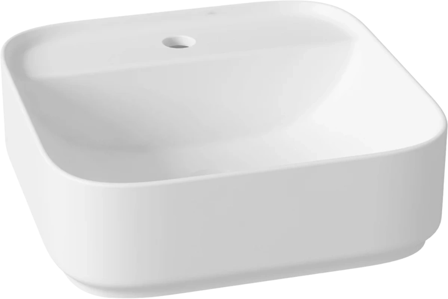Раковина Lavinia Boho Bathroom Sink 42 см квадратная 33311007 (детальная фотография), в форме чаши, квадратная