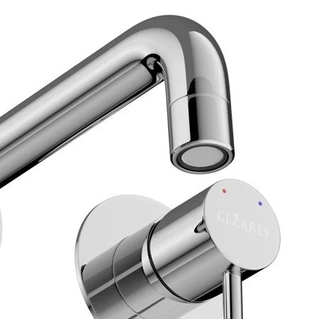 Смеситель для раковины Cezares Relax хром RELAX-BLI2-1-01-W0 (детальная фотография), хром