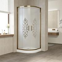 Душевой уголок профиль бронза стекло Felicita1 Vegas-glass