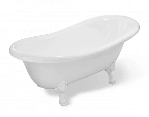 Ванна из литьевого мрамора Эстет Марсель 170x80 см белая глянцевая - фото 11