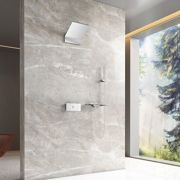 Душевой комплект Vincea Futura VSFW-2F11T термостатический (детальная фотография), современные, hi-tech